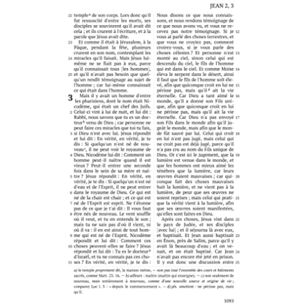 LA SAINTE BIBLE DARBY grand format similicuir noir édition de Rolle 2024 – Image 6