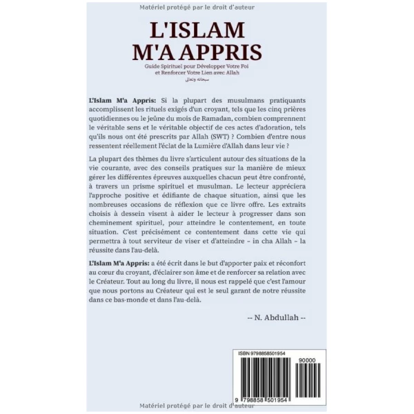 L'Islam M'a Appris: Guide Spirituel pour Développer Votre Foi – Image 2