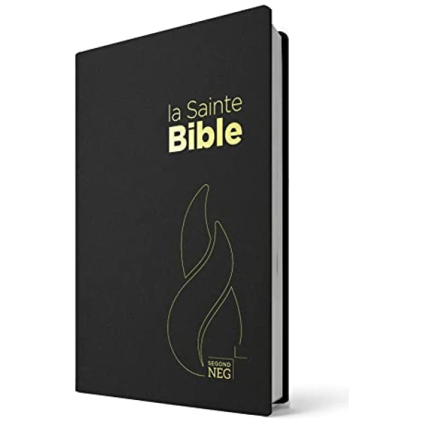 Bible Segond NEG, compacte, noire : couverture souple, flexa