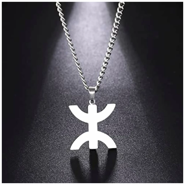 Collier pendentif symbole berbère africain Collier ethnique africain Tribu musulmane Egypte Bijoux religieux Femmes Hommes – Image 3