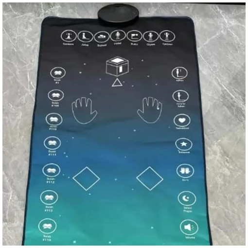 Tapis de prière électronique pour adultes musulmans, tapis de culte Ramadan pour adultes, 1 pièce – Image 3