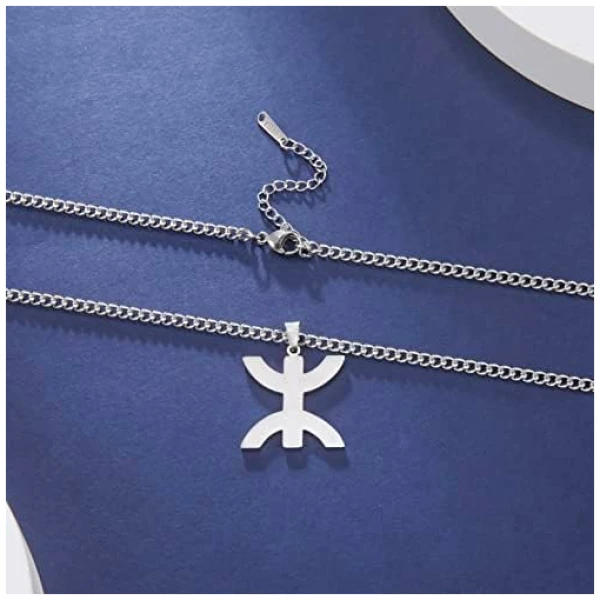 Collier pendentif symbole berbère africain Collier ethnique africain Tribu musulmane Egypte Bijoux religieux Femmes Hommes – Image 4