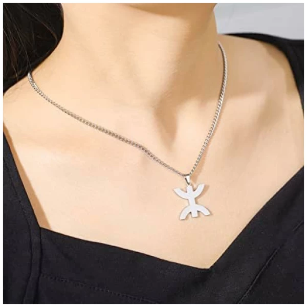Collier pendentif symbole berbère africain Collier ethnique africain Tribu musulmane Egypte Bijoux religieux Femmes Hommes – Image 2