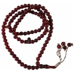 Chapelet de priére Bordeaux Tasbih Sabha Islam Islamique 99 perles Sebha musulman Misbaha Collier de priere musulmane