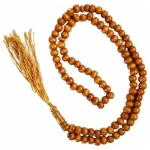 Chapelet de priére Tasbih en bois Sabha Islam Islamique 99 perles Sebha musulman Misbaha Collier de priere musulmane Bleu nuit