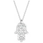 Elli Collier Femme Main de Fatima avec Cristal