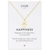 LUUK LIFESTYLE Colliers féminins en acier inoxydable avec pendentif, bijoux tendance pour port quotidien, idée cadeau, en argent, or et rose