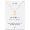 LUUK LIFESTYLE Colliers féminins en acier inoxydable avec pendentif, bijoux tendance pour port quotidien, idée cadeau, en argent, or et rose