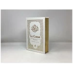 Le CORAN - Essai de traduction du Coran - Bilingue - 2 couleurs - Blanc ( couverture luxe et dorure