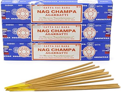 Nag Champa 15 g – Inde Original – 3 boites