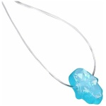 AchidistviQ Collier avec pendentif main de Fatma - Transparent - Pour femme