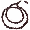 TheTasbih Perles de subha islamique – Monomère rigide marron de taille moyenne 7 x 8 mm 66 cm simple musulman 99-bd Tasbheeh Sibha Misbaha Dhikr et collier de prière, Plastique