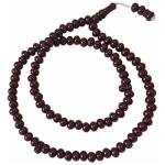 TheTasbih Perles de subha islamique – Monomère rigide marron de taille moyenne 7 x 8 mm 66 cm simple musulman 99-bd Tasbheeh Sibha Misbaha Dhikr et collier de prière, Plastique