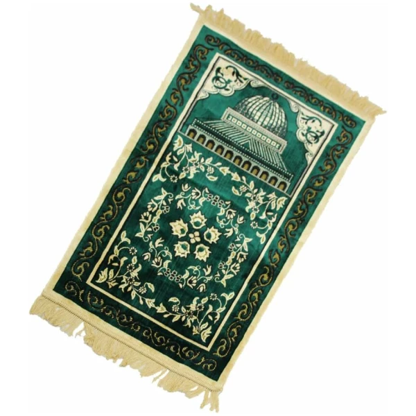 Tapis de prière, tapis de prière, islam, tapis de prière islamique, tapis de prière islamique antidérapant en cachemire artificiel – Image 3