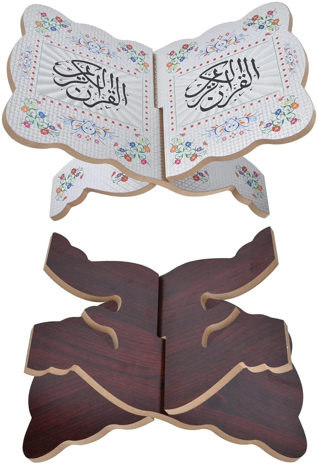 Support de Support de Livre Coran en Bois Pliant Bible de Lecture Support de Support de Livre Sacré Supports D'affichage de la Bible en Buis Supports de Livre de Bureau pour Enseignants(JM01864) – Image 7