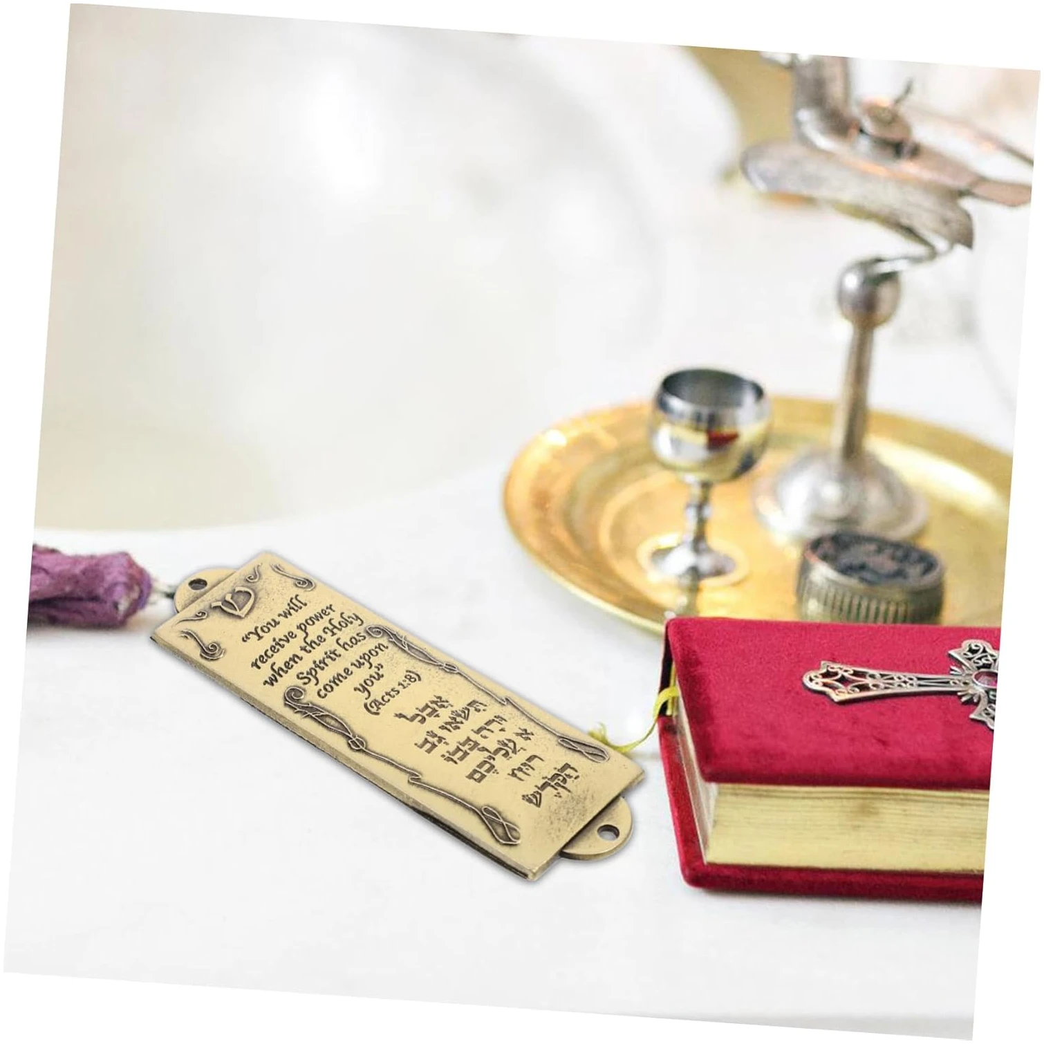 Cabilock 3 Pièces Cadeaux D'Israël Mezouzah Décoration De Maison Cadeau Religieux – Image 6