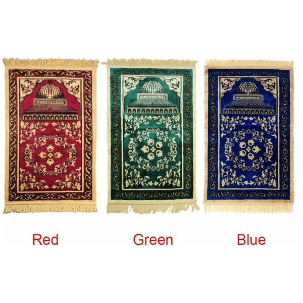 Tapis de prière, tapis de prière, islam, tapis de prière islamique, tapis de prière islamique antidérapant en cachemire artificiel – Image 6