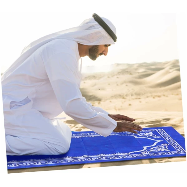 4 Tapis De Prière Tapis De Culte Fourniture Décor Islamique Tapis De Prière Décoratif Tapis De Prière Tapis De Voyage Musulman Tapis De Prière Islamique Portable – Image 9