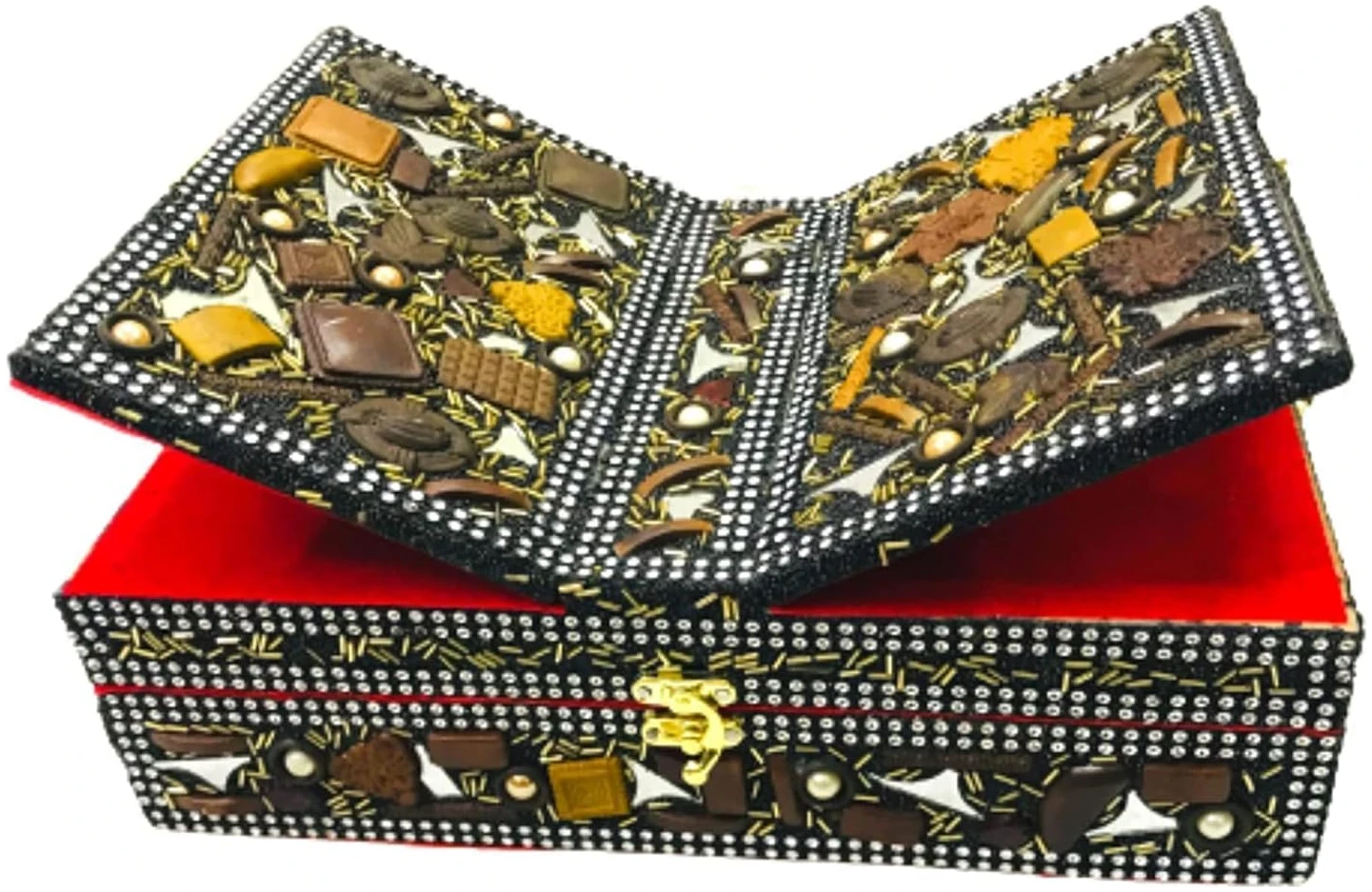 Boîte à coran pliable en bois pour livres saints | Livre de lecture du Coran Sharif Meilleur cadeau – Mariée ou mariée – Image 4