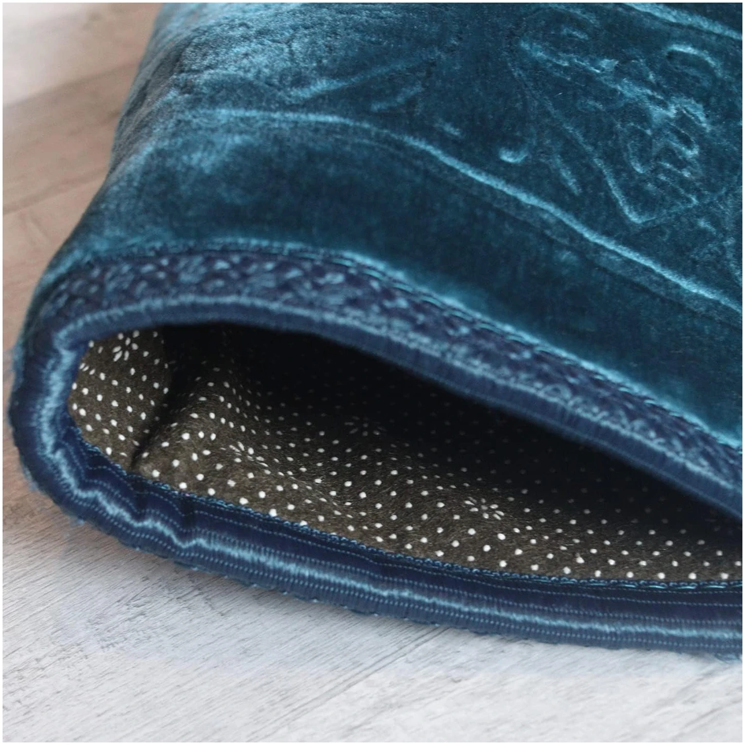 Tapis De Prière Bleu pour Musulman - 120x80 cm – Image 4