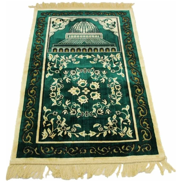 Tapis de prière, tapis de prière, islam, tapis de prière islamique, tapis de prière islamique antidérapant en cachemire artificiel – Image 2