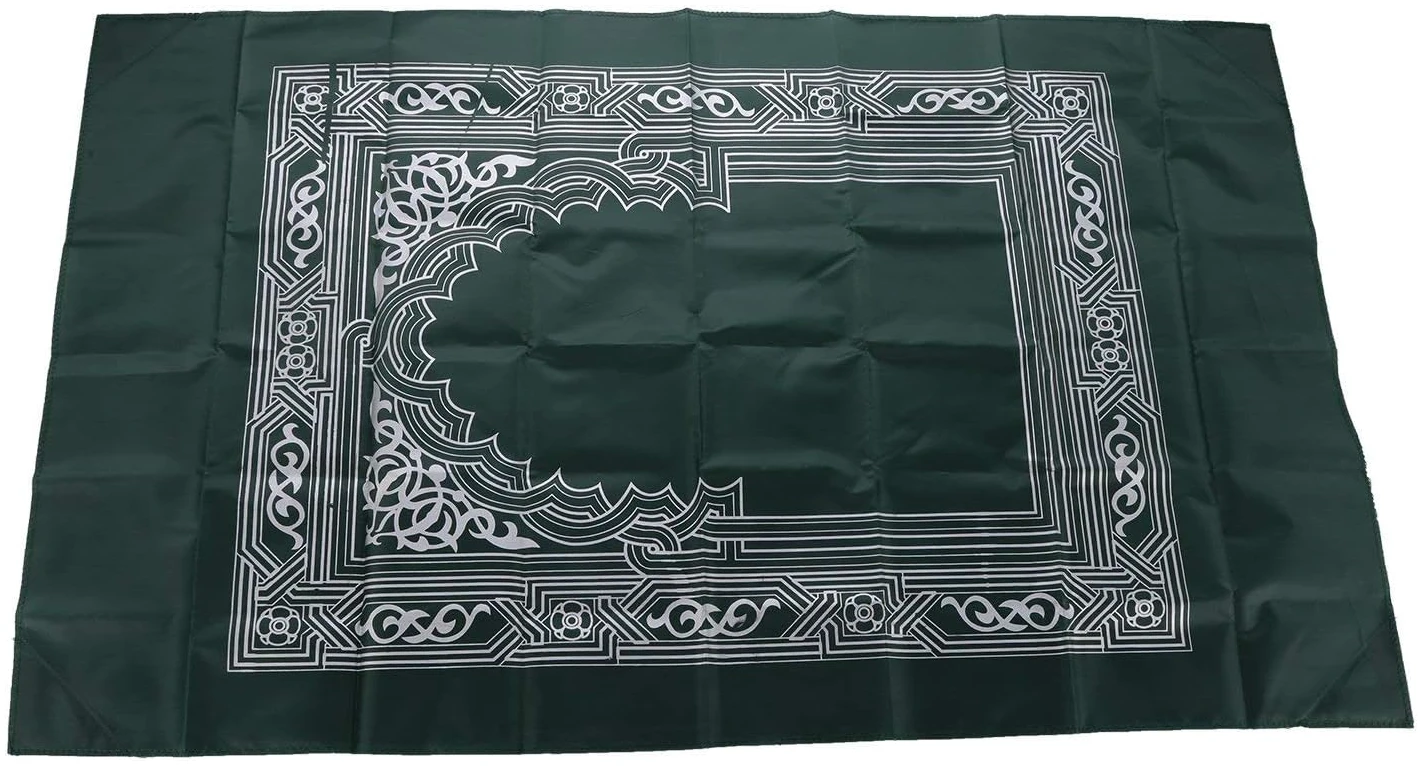 Anlising Portable Couleur Tapis, de prière Musulmane avec Compass Format de Poche Tapis de prière Ompass Qibla Finder avec livret Matière étanche(2 Paquets) – Image 8