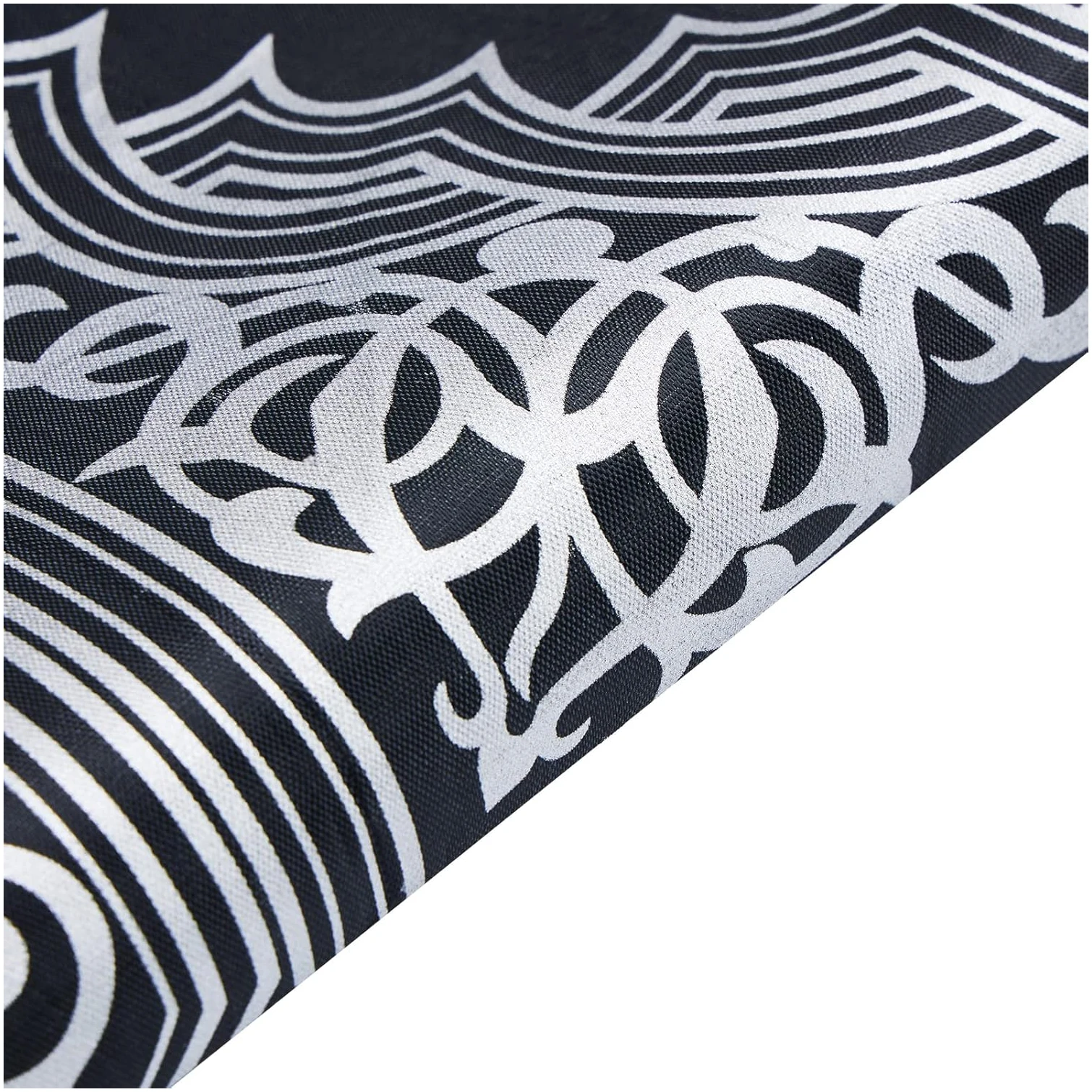 Couverture de pèlerinage imprimée Tapis de prière Tapis de prière de voyage portable grand format avec boussole Tapis musulmans Hall d'église Accessoires de culte religieux islamique Couverture – Image 3