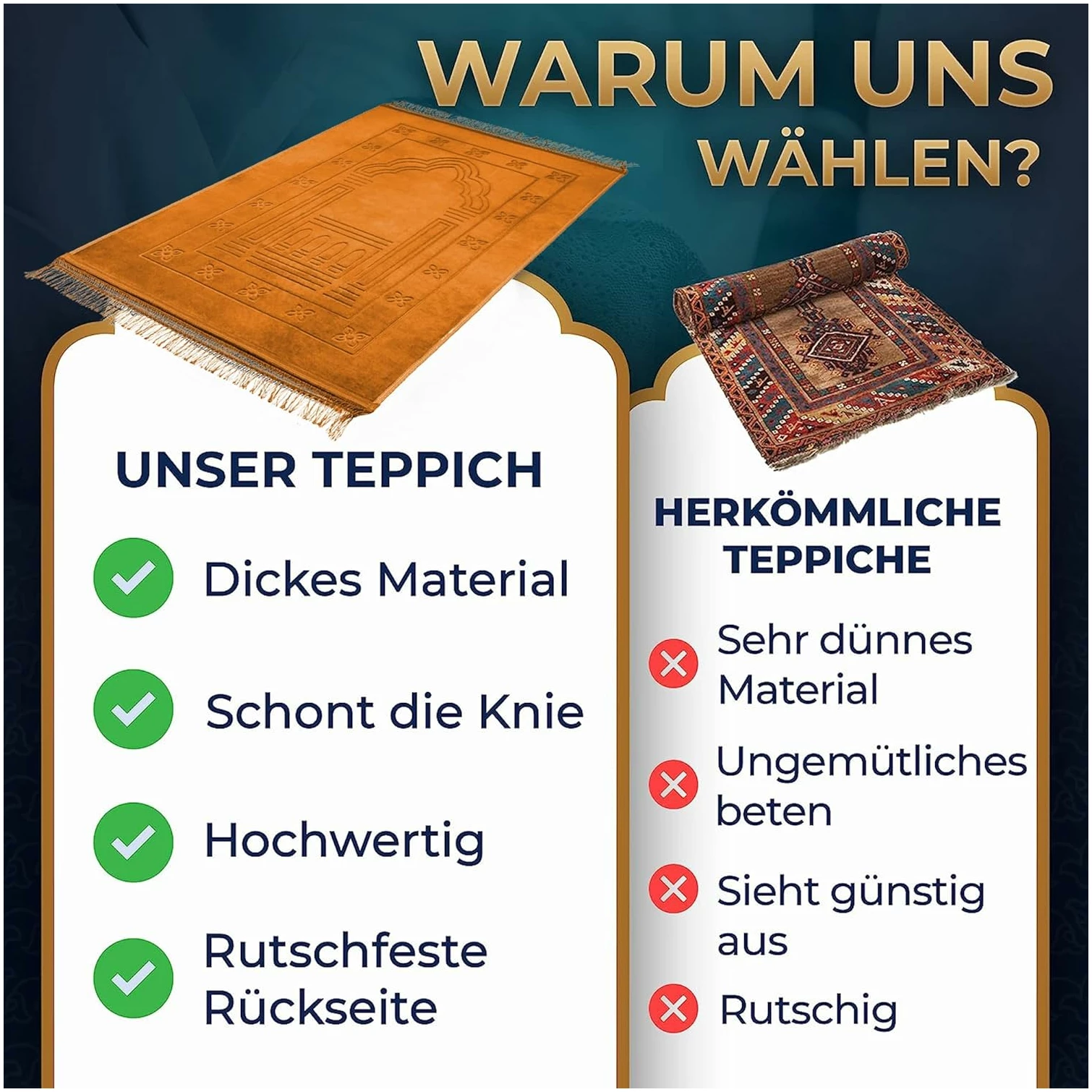 Tapis de prière de qualité supérieure dans un emballage cadeau exclusif – Image 5