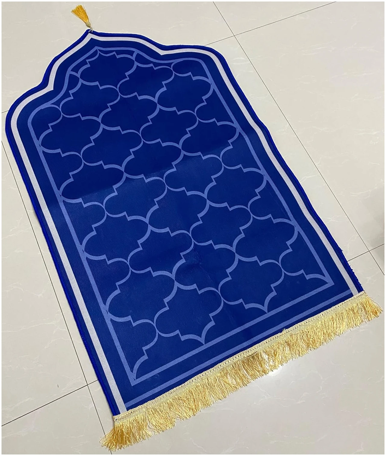 Tapis De Prière Bleu pour Musulman – Image 2
