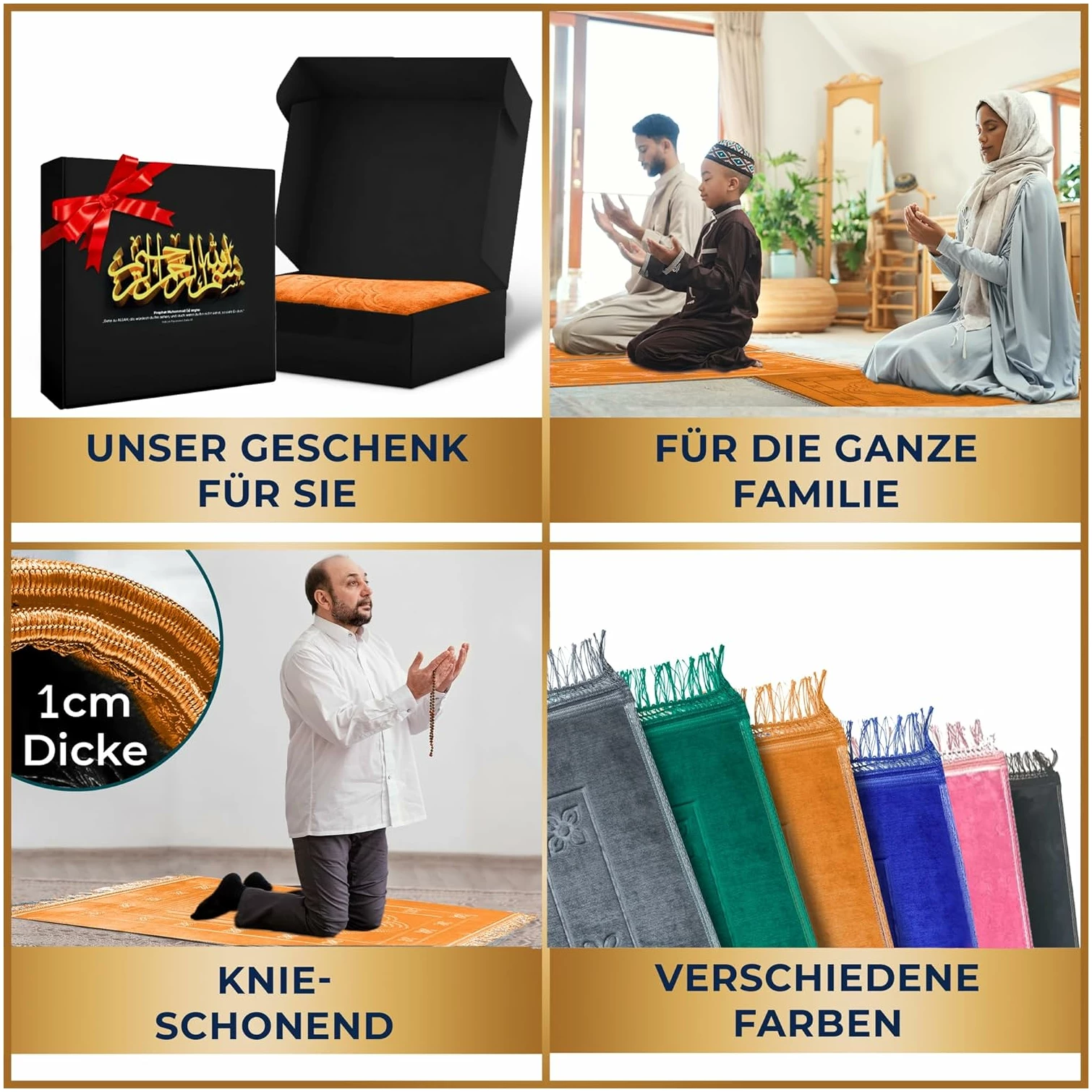 Tapis de prière de qualité supérieure dans un emballage cadeau exclusif – Image 7