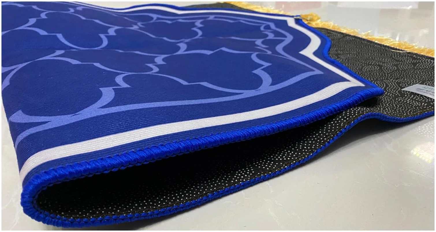 Tapis De Prière Bleu pour Musulman – Image 3