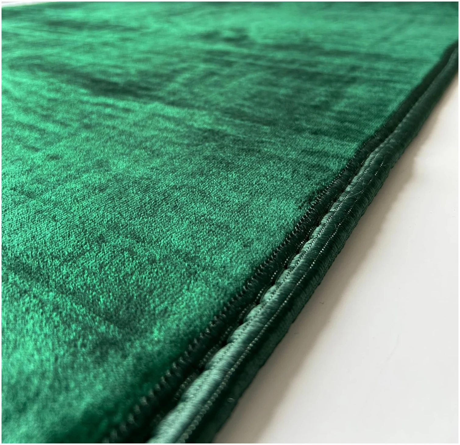 Grand tapis de prière musulman épais rembourré avec perles de prière islamiques pour l'Aïd, voyage, Ramadan, doux et luxueux, idéal pour les genoux et le front (vert) – Image 3