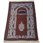Tapis de prière musulmane avec pompons, prière islamique doux, 80 x 120 cm