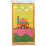 Tapis de priere Musulman Enfant pour priere Islamique - Tapis priere Musulman Confortable et coloré pour garçons et Filles