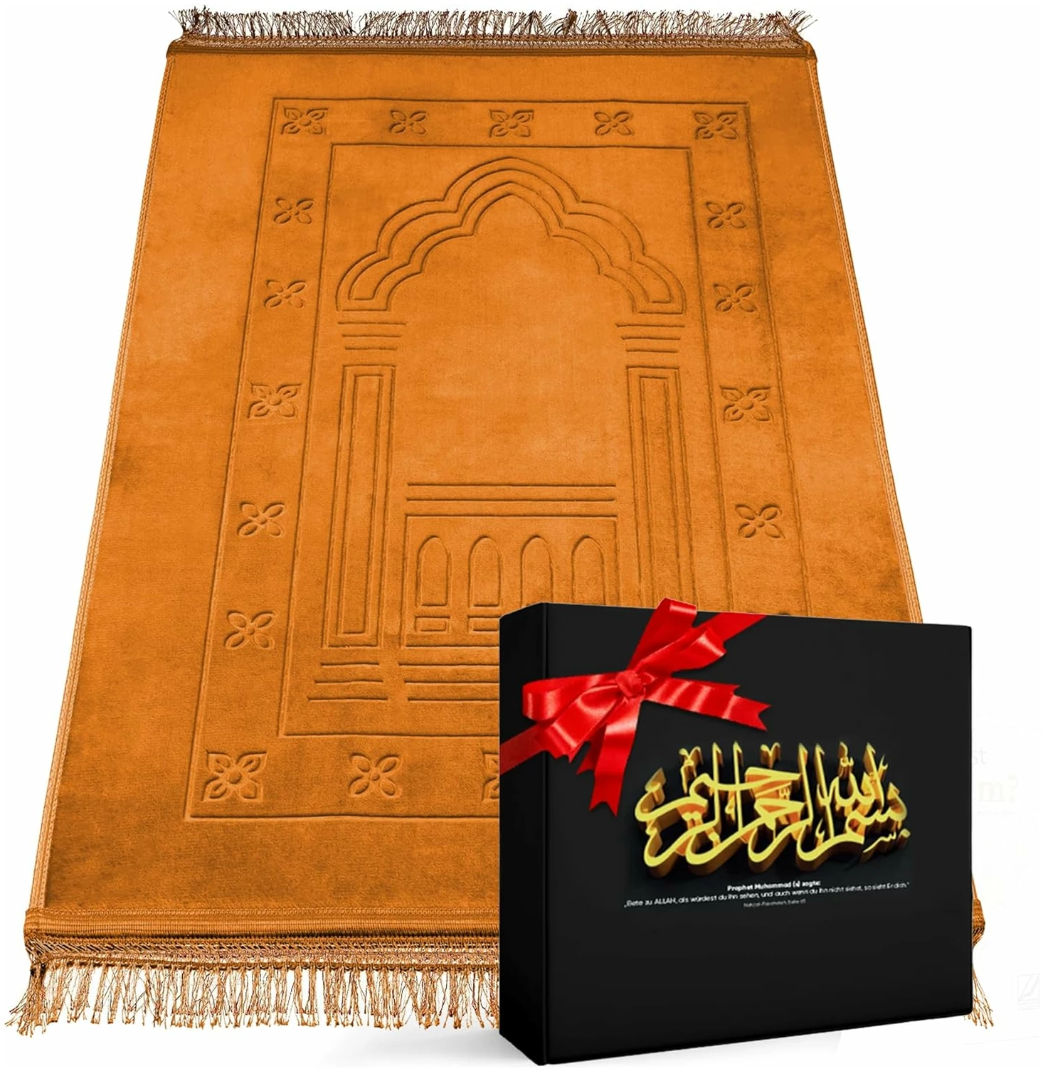 Tapis de prière de qualité supérieure dans un emballage cadeau exclusif