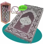 Tapis de prière – Avec Tesbih dans emballage cadeau – Tapis de prière Islam