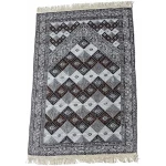 Tapis de prière islamique pour femme et homme - Tapis de prière musulmane doux avec pompons pour prière - Couverture pour église, décoration d'intérieur