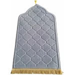 Prière Musulman Islamique, Prière en Flanelle en Forme Mosquée avec Glands Prayer Mat Rug Tapis de prière en Flanelle | Tapis de prière Extraterrestre Doux pour Voyage, Maison 6 0cm