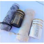 RAMSE Tapis de prière musulmane, deux tapis de prière et perles de prière avec boîte cadeau cylindrique motif Kaaba, cadeaux islamiques, Janamaz, Sajadah (style kaaba)
