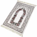 Tapis de Prière Musulman Tapis de Prière Islamique Doux et Epais Tapis de Prière Portable Tapis de prière Musulmane de Luxe Cadeaux de Ramadan L'Aïd