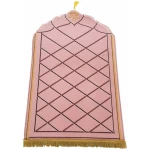 Tapis de Prière Musulman Epais Tapis de Prière Islamique en Flanelle Tapis de Prière Doux et Confortable Tapis de Prière de Voyage