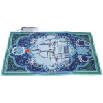 Tapis de Prière Musulman de 3,3 Pieds de Long et 2 Pieds de Large, Facile à Utiliser, Couleurs Riches, Tapis de Prière Islamique pour la Prière Interactive en Famille