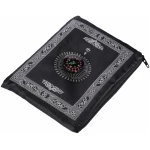 Tapis de Priere de Poche,Tapis de Prière Musulmane,Portable Couleur Tapis,avec Compass Format de Poche Tapis de prière Ompass Qibla Finder avec livret Matière étanche,60 x 100cm