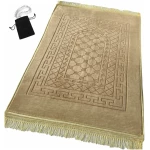 Tapis de prière musulmane, épais Sajadah pour enfants, hommes, femmes