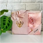 Tapis de prière musulmane, livre de poche et perles de prière, cadeau islamique parfait I Mawlid Cadeau I Suitable for Women Kids I Soft Islamic Rug | Cadeau islamique du Ramadan (rose)